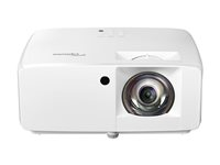 Optoma ZH350ST - DLP-projektori - laser - kannettava - 3D - 3500 lumenia - Full HD (1920 x 1080) - 16:9 - 1080p - lyhytheittoinen kiinteä objektiivi E9PD7KK31EZ3