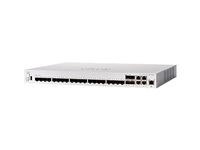 Cisco Business 350 Series CBS350-24XS - Kytkin - L3 - Hallinnoitu - 20 x 10 Gigabit SFP+ + 4 x combo 10 Gigabit SFP+/RJ-45 - telineeseen asennettava - uudelleenvalmistettu CBS350-24XS-EU-RF