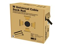 Multibrackets M Universal Cable Sock Roll 20 mm x 50 m - Kaapelijärjestäjä - musta 7350022732452