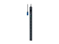 APC Easy Metered Rack PDU EPDU1116M - Virranjakeluyksikkö (telineasennettava) - Vaihtovirta 200/208/230 V - 3680 VA - Ethernet - tulo: IEC 60309 2P+E - lähtöliittimet: 21 (18 x IEC 60320 C13, 3 x IEC 60320 C19) - 0U - 3 m johto - musta malleihin P/N: AR9300SP, AR9300SP-R, AR9307SP, AR9307SP-R, SMC1000I-2UC, SMC1000IC, SMC1500I-2UC EPDU1116M