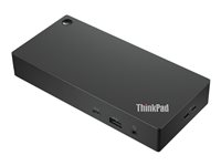 Lenovo ThinkPad Universal USB-C Dock - Telakointiasema - USB-C - HDMI, 2 x DP - 1GbE - 90 watti(a) - Campus 40AY0090EU