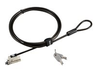 Kensington Slim NanoSaver 2.0 Keyed Laptop Lock - Turvakaapelilukko - valvojan avaimella varustettu - 1.8 m K65022S