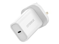 OtterBox - Verkkosovitin - 30 watti(a) - PD (24 pin USB-C) - valkoinen 78-81347