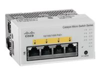 Cisco Catalyst Micro Switches CMICR-4PS - Kytkin - 4 x 10/100/1000 (4 PoE+) + 2 x SFP - seinään asennettava CMICR-4PS