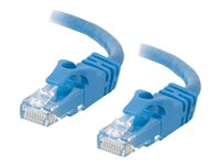 C2G Cat6 Booted Unshielded (UTP) Network Patch Cable - Kytkentäkaapeli - RJ-45 (uros) to RJ-45 (uros) - 7 m - UTP - CAT 6 - valettu, piikitön, säikeinen - sininen 83391