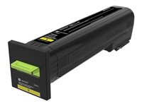 Lexmark - Erittäin tuottoisa - keltainen - alkuperäinen - väriainekasetti LCCP, LRP malleihin Lexmark CS820de, CS820dte, CS820dtfe 72K2XY0