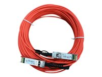 HPE Active Optical Cable - Verkkokaapeli - SFP+ to SFP+ - 20 m - kuituoptinen - aktiivinen malleihin FlexFabric 12902E, 5930 2QSFP+, 5930 2-slot, 5930 32QSFP+, 5930 4-slot, 5930-4Slot JL292A