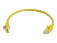 C2G Cat6 Booted Unshielded (UTP) Network Patch Cable - Kytkentäkaapeli - RJ-45 (uros) to RJ-45 (uros) - 1.5 m - UTP - CAT 6 - valettu, piikitön, säikeinen - keltainen 83467