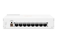 HPE Aruba Instant On 1430 8G Class4 PoE 64W Switch - Kytkin - hallitsematon - 8 x 10/100/1000 (PoE Class 4) - työpöytä, telineeseen asennettava, seinään asennettava - PoE (64 W) - BTO R8R46A#ABB