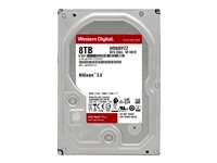 WD Red Plus WD80EFZZ - Kiintolevyasema - 8 Tt - sisäinen - 3.5" - SATA 6Gb/s - 5640 kierrosta/min - puskuri: 128 Mt WD80EFZZ