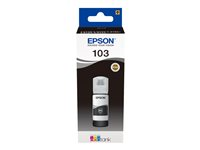 Epson 103 - 65 ml - musta - alkuperäinen - täytemuste malleihin Epson L1210, L3210, L3211, L3250, L3251, L3256, L3260, L3266, L5296; EcoTank L11050, L1250 C13T00S14A