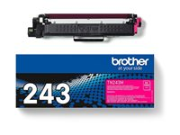 Brother TN-243M - Magenta - alkuperäinen - väriainekasetti malleihin Brother DCP-L3510, L3550, HL-L3210, L3230, L3270, MFC-L3710, L3750, L3770 TN243M