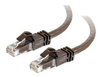 C2G Cat6 Booted Unshielded (UTP) Network Patch Cable - Kytkentäkaapeli - RJ-45 (uros) to RJ-45 (uros) - 50 cm - UTP - CAT 6 - valettu, piikitön, säikeinen - ruskea 83644