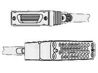 Cisco - V.35 kaapeli (DTE) - DB-60 (uros) to M/34 (V.35) (uros) - 3 m - suojattu malleihin Cisco 16XX, 25XX, 36XX, 4000, 4800, 70XX, 71XX, 72XX, 73XX, 74XX, 75XX, 76XX; AccessPro CAB-V35MT=