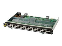 HPE Aruba 6400 48-port HPE Smart Rate 1/2.5/5GbE Class 6 PoE and 4-port SFP56 v2 Module - Kytkin - L3 - 48 x 1/2.5G/5G (PoE) + 4 x 50 Gigabit Ethernet SFP56 - telineeseen asennettava - PoE malleihin P/N: R0X27C, R0X38C, R0X39C, R0X40C, R0X41C, R0X42C, R0X43C R0X41C