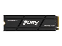 Kingston FURY Renegade - SSD - 2 Tt - sisäinen - M.2 2280 - PCIe 4.0 x4 (NVMe) - integroitu lämpölevy SFYRDK/2000G