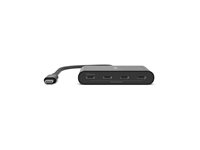 Belkin - Hub - 4 x USB-C - työpöytä AVC018BTBK