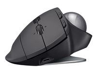 Logitech MX ERGO - Pallohiiri - optinen - 8 painiketta - langaton - Bluetooth, 2.4 GHz - USB johdoton vastaanotin 910-005179