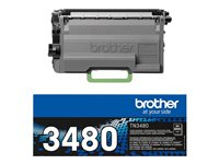 Brother TN-3480 - Tuottoisa - musta - alkuperäinen - väriainekasetti malleihin Brother DCP-L6600, HL-L5000, L5100, L5200, L6300, L6400, MFC-L5700, L5750, L6800, L6900 TN3480