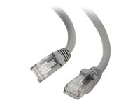 C2G - Kytkentäkaapeli - RJ-45 (uros) to RJ-45 (uros) - 1.5 m - UTP - CAT 6a - buutattu, piikitön - harmaa 82533