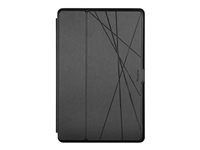 Targus Click-In - Läppäkansi tabletille - termoplastinen polyuretaani (TPU) - musta - 12.4" malleihin Samsung Galaxy Tab S7+ 12.4", S7 FE 12.4" and S8+ 12.4" THZ904GL