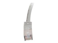 C2G Cat5e Booted Shielded (STP) Network Patch Cable - Kytkentäkaapeli - RJ-45 (uros) to RJ-45 (uros) - 1 m - STP - CAT 5e - valettu - harmaa 83750