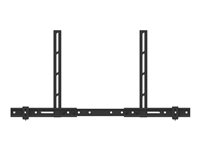 Multibrackets M - Asennuskomponentti (yleispätevä kiinnitys) malleihin sound bar - paksu erikoisteräs - musta -näytön koko: 55"-110" -kiinnitysliitäntä: enintään 600 x 400 mm - näytön alapuolelle 7350073737895