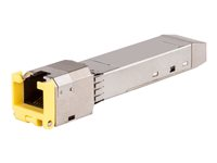 HPE Aruba Cat6A - SFP+ lähetin-vastaanotin-moduuli - 10GbE - 10GBase-T - RJ-45 - jopa 30 m malleihin P/N: R9G10A#ACD, R9G11A#ACD, R9G16A#ACD, R9G17A#ABA, R9G17A#ACD, R9G22A#ACD, R9G23A#ACD R9F85A