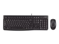 Logitech Desktop MK120 - Näppäimistö- ja hiiri -pakkaus - USB - Pohjoismaat 920-002823