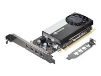 NVIDIA T1000 - Näytönohjain - T1000 - 8 Gt GDDR6 - PCIe 3.0 x16 - 4 x Mini DisplayPort - ruskea laatikko malleihin ThinkStation P3; P3 Ultra; P340; P350; P358; P520; P620; P720; P920 4X61J52233