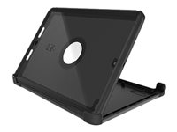 OtterBox Defender Series - Suojakotelo tabletille - polyesteri, polykarbonaatti, synteettinen kumi - musta malleihin Apple 10.2-inch iPad (7. sukupolvi, 8. sukupolvi, 9. sukupolvi) 77-62032