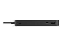 Microsoft Surface Dock - Telakointiasema - Thunderbolt 4 - 3 x Thunderbolt - 1GbE, 2.5GbE - 165 watti(a) malleihin Surface Laptop 5, Laptop Studio, Pro 8, Pro 9 T8I-00003