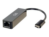 C2G USB-C to Ethernet Network Adapter - Verkkosovitin - USB-C - Gigabit Ethernet x 1 - musta 89152