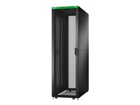 APC Easy Rack - Teline (pystysuora) - kaappi - litteä pakkaus - musta - 42U - 19" ER6202FP1