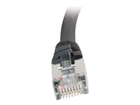 C2G Cat5e Booted Shielded (STP) Network Patch Cable - Kytkentäkaapeli - RJ-45 (uros) to RJ-45 (uros) - 30 m - STP - CAT 5e - valettu - musta 83858