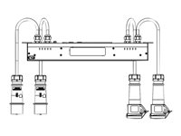 Eaton ePDU EILB24 - Virranjakeluyksikkö (telineasennettava) - Vaihtovirta 230 V - 4 kW - Ethernet, serial - tulo: IEC 60309 32A - lähtöliittimet: 2 (IEC 60309 32A) - musta EILB24