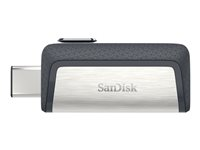 SanDisk Ultra Dual - USB Flash-asema - 128 Gt - USB 3.1 / USB-C SDDDC2-128G-G46