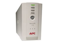 APC Back-UPS CS 350 - UPS - Vaihtovirta 230 V - 210 watti(a) - 350 VA - RS-232, USB - lähtöliittimet: 4 - beige BK350EI