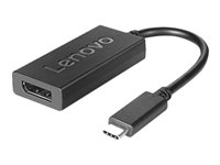 Lenovo - USB- / DisplayPort-sovitin - 24 pin USB-C (uros) to DisplayPort (naaras) - DisplayPort 1.2a - 4K-tuki malleihin ThinkBook 14s Yoga G2 IAP; ThinkCentre M75t Gen 2; ThinkPad T14s Gen 3; X1 Nano Gen 2 4X90Q93303