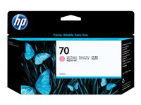 HP 70 - 130 ml - vaalea purppura - alkuperäinen - DesignJet - mustepatruuna malleihin DesignJet HD Pro MFP, T120, Z2100, Z3100, Z3100ps, Z3200, Z3200ps, Z5200, Z5400 C9455A