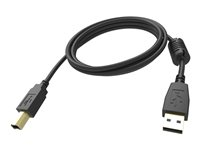 Vision Professional - USB-kaapeli - USB (uros) to USB Type B (uros) - USB 2.0 - 5 m - musta TC 5MUSB/BL