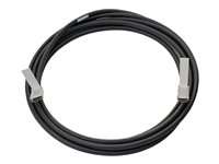 HPE Direct Attach Cable - Suorakytkentäkaapeli - QSFP+ to QSFP+ - 3 m - kaksoisakselinen 720199-B21