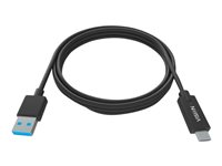 Vision Professional - USB-kaapeli - USB Type A (uros) to 24 pin USB-C (uros) - USB 3.1 - 2 m - musta TC 2MUSBCA/BL