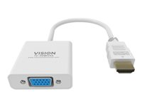 Vision Techconnect - Videomuunnin - HDMI - VGA - valkoinen TC-HDMIVGA