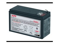 APC Replacement Battery Cartridge #106 - UPS akku - 1 x akku/paristo - Lyijyhappo - musta malleihin P/N: BE400-CP, BE400-IT, BE400-KR, BE400-RS, BE400-SP, BE400-UK, BGE90M, BGE90M-CA APCRBC106