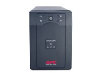 APC Smart-UPS SC 620VA - UPS - Vaihtovirta 230 V - 390 watti(a) - 620 VA - RS-232 - lähtöliittimet: 4 - harmaa SC620I