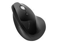 Kensington Pro Fit Ergo Vertical Wireless Mouse - Pystyhiiri - ergonominen - oikeakätinen - 6 painiketta - langaton - 2.4 GHz - USB johdoton vastaanotin - musta K75501EU